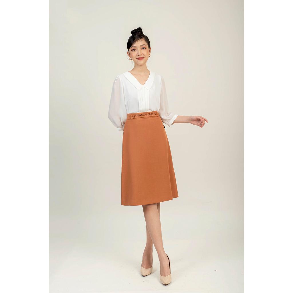 Zuýp A Thêu Cạp MMOutfit M-JU060121037
