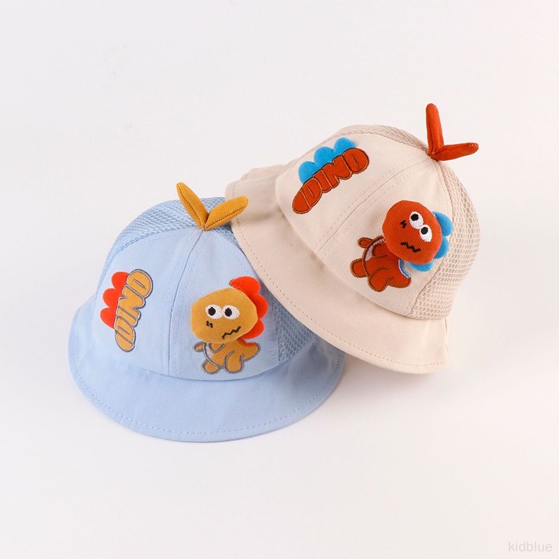Nón Tai Bèo Phối Lưới Thoáng Khí Họa Tiết Hoạt Hình Dễ Thương Cho Bé