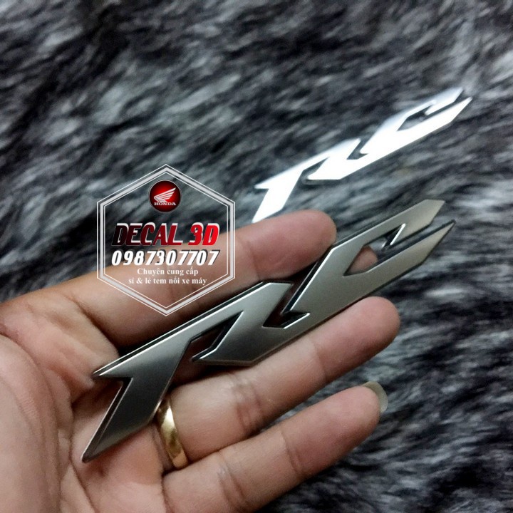 LOGO TEM RC YAMAHA HÀNG CAO CẤP CHO SIRIUS EXCITER 1 cặp