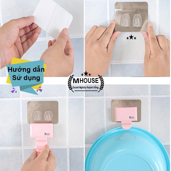 Móc treo đa năng dán tường treo thau rổ | BigBuy360 - bigbuy360.vn