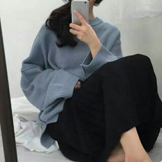 Áo len dáng thụng ulzzang