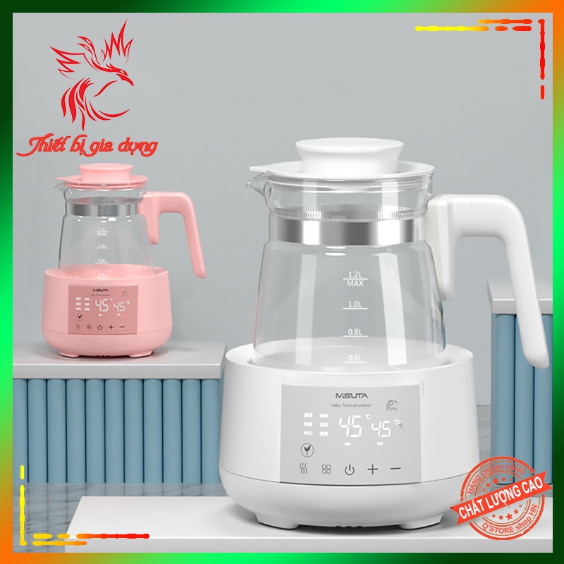 Bình Đun Nước Misuta Giữ Nhiệt 🌀NEW🌀 Bình Đun Nước Thông Minh, Pha Sữa Ủ Ấm Giữ Nhiệt Lâu Bảo Hành Chính Hãng [3 Tháng]