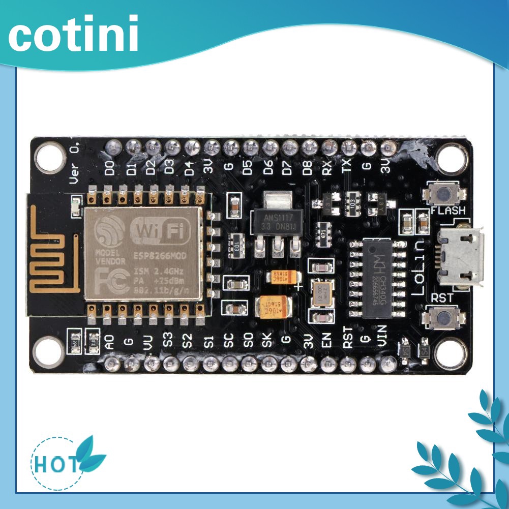 [COD]♦♦Kết nối mô-đun WIFI không dây NodeMcu Lua Ban phát triển ESP8266