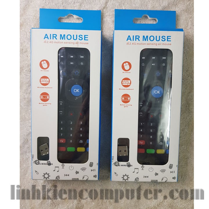 Chuột bay Air Mouse KM900 2020 cho androi tivi box, máy tính, tivi