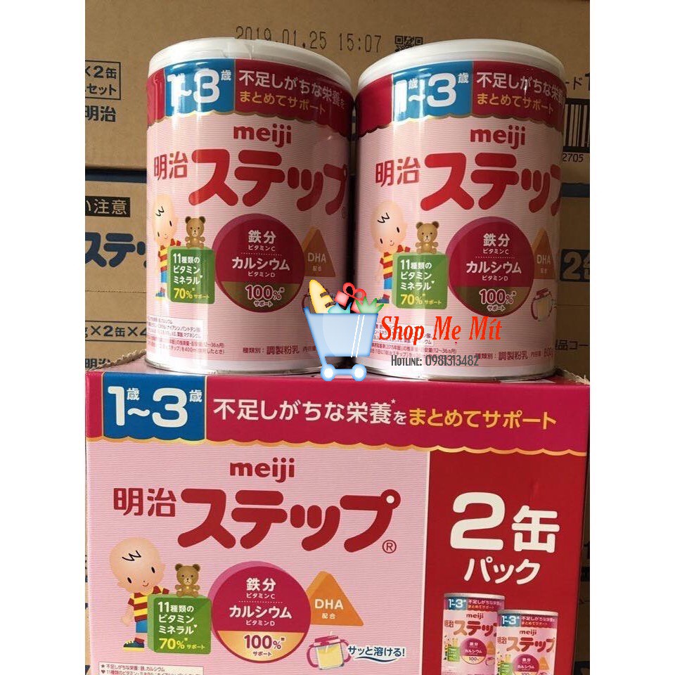 SỮA MEIJI 1-3 NỘI ĐỊA NHẬT BẢN - hộp 800gr