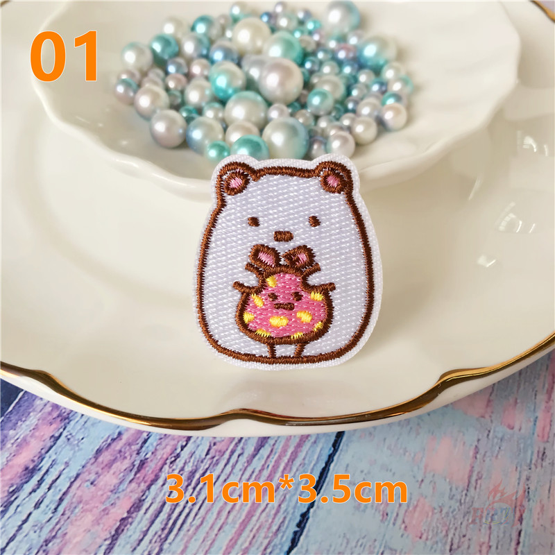 ☸ Sumikkogurashi Series 01 - Cartoon Animals Iron-On Patch ☸ 1Pc DIY Sew on Iron on Badges Patches