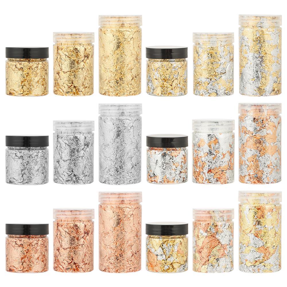 DIACHAVN Hoàng Đạo 3g / 5g / 10g|Cuộn Giấy Bạc Dùng Làm Trang Sức Thủ Công|Phụ Kiện Giả uv Chuyên Dụng Cho uv|Phụ Kiện Trang Trí Bằng Nhựa Resin Độc Đáo