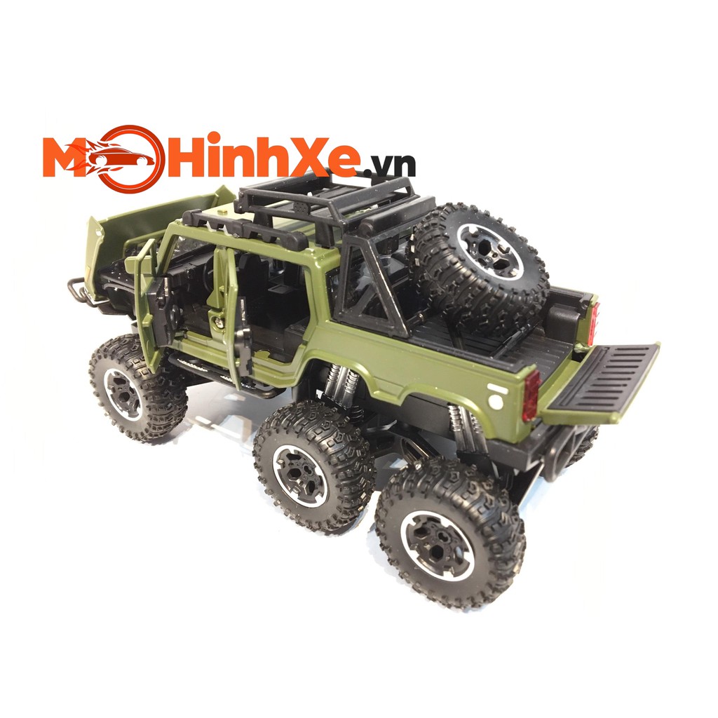 MÔ HÌNH XE HUMMER H2 SUT 6X6 OFF-ROAD 1:32 TY MODELS