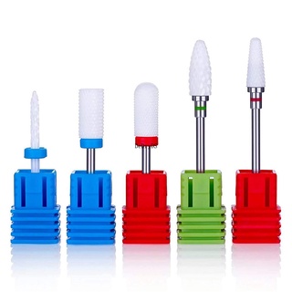 Bộ 5 đầu mài sứ 2.35mm cho máy mài móng tay