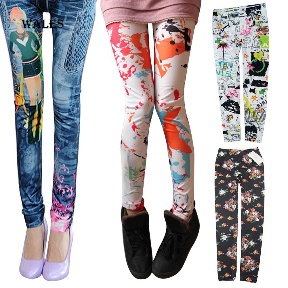 Quần Legging in họa tiết kiểu cổ điển cho nữ