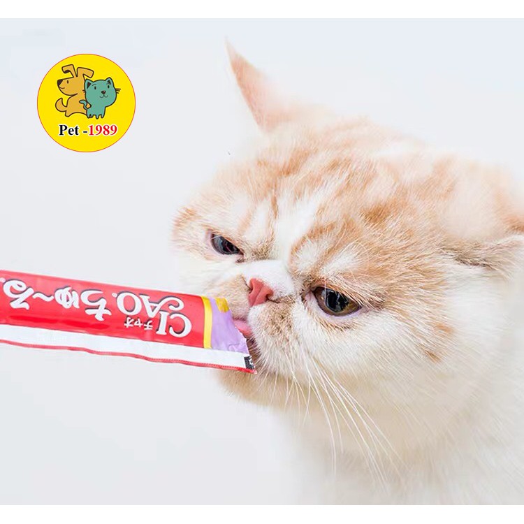 Súp thưởng Súp Thanh dinh dưỡng cho mèo Ciao Juru tuýp 12gram Pet-1989