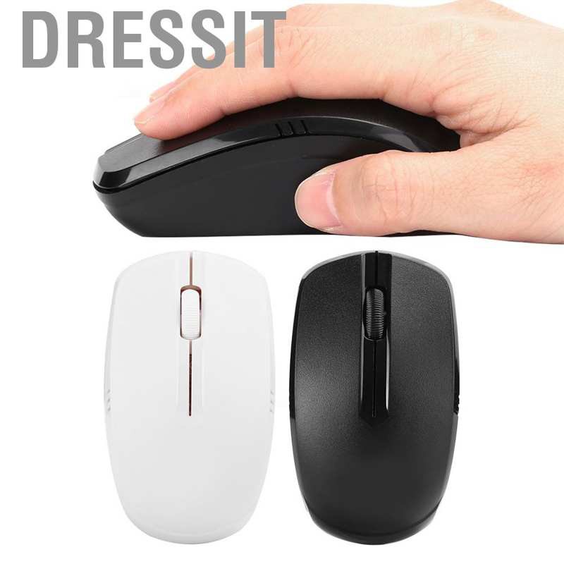 Dressit Free USB Port Mouse  High Quality Connected Dry Battery 2.4Ghz Keyboard for Computer PC