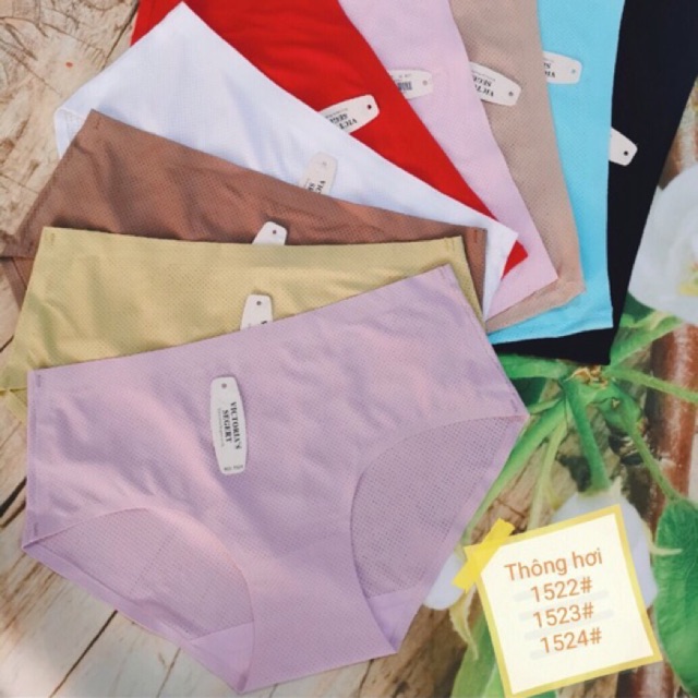 10 Quần lót đúc su THÔNG HƠI màu sáng đẹp 40-49kg vừa