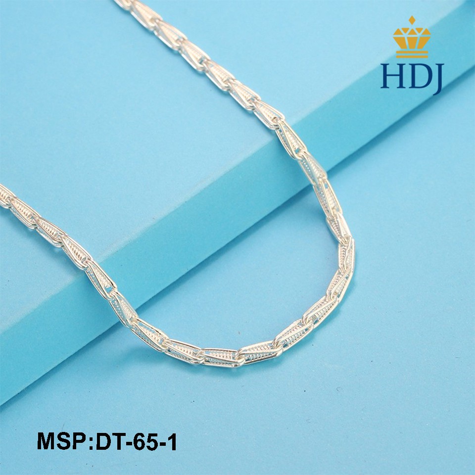 Dây chuyền bạc trẻ em đẹp trang sức cao cấp HDJ mã DT-65-1