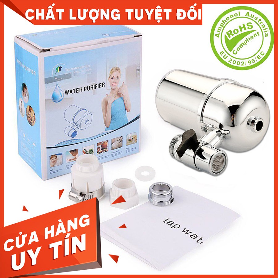 Lọc nước tại vòi, đầu lọc nước tại vòi mini tốt nhât hiện nay với 7 lớp lõi lọc, gắn được mọi loại vòi