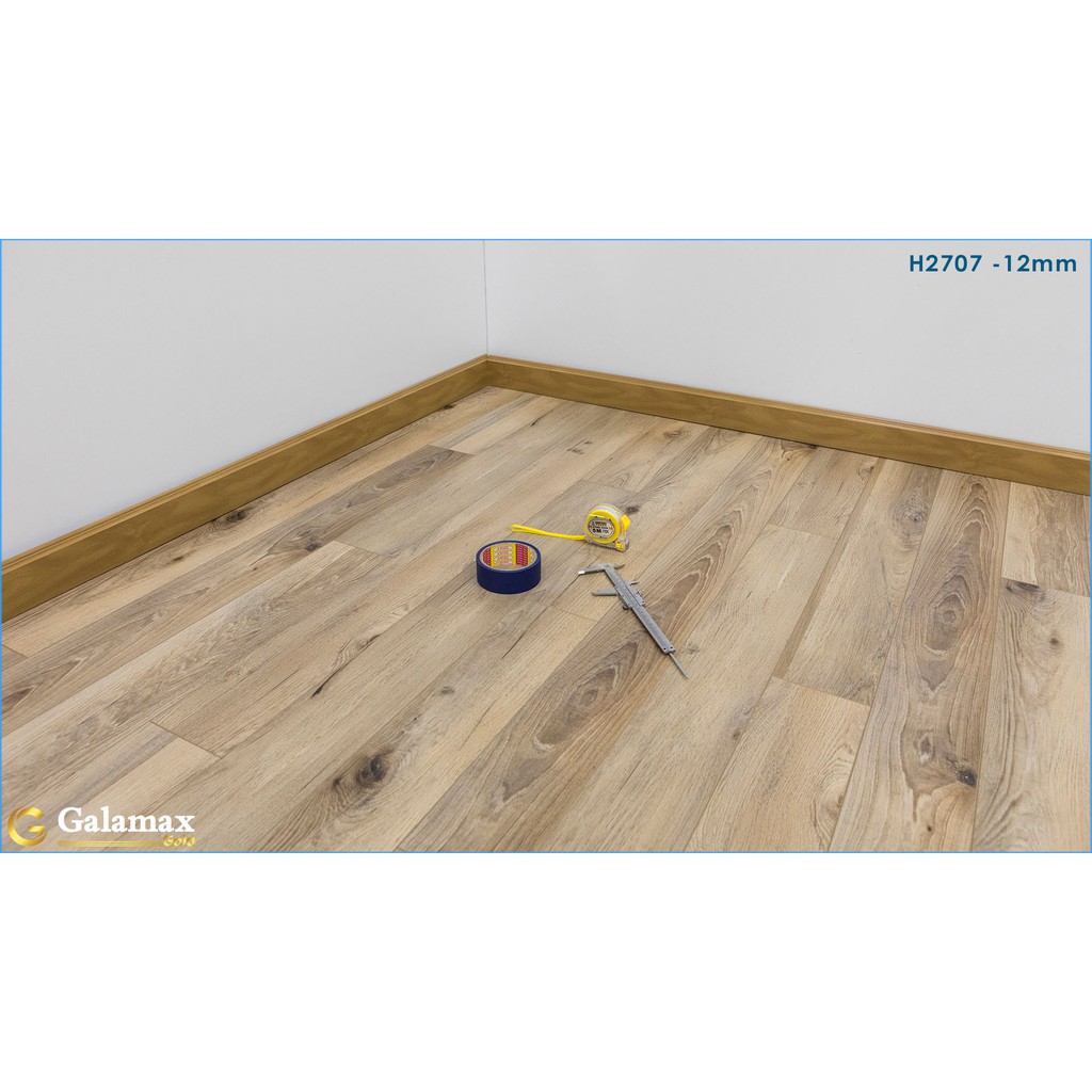 1m2 Sàn gỗ Công Nghiệp GALAMAX GOLD - 12ly bản lớn 12mm
