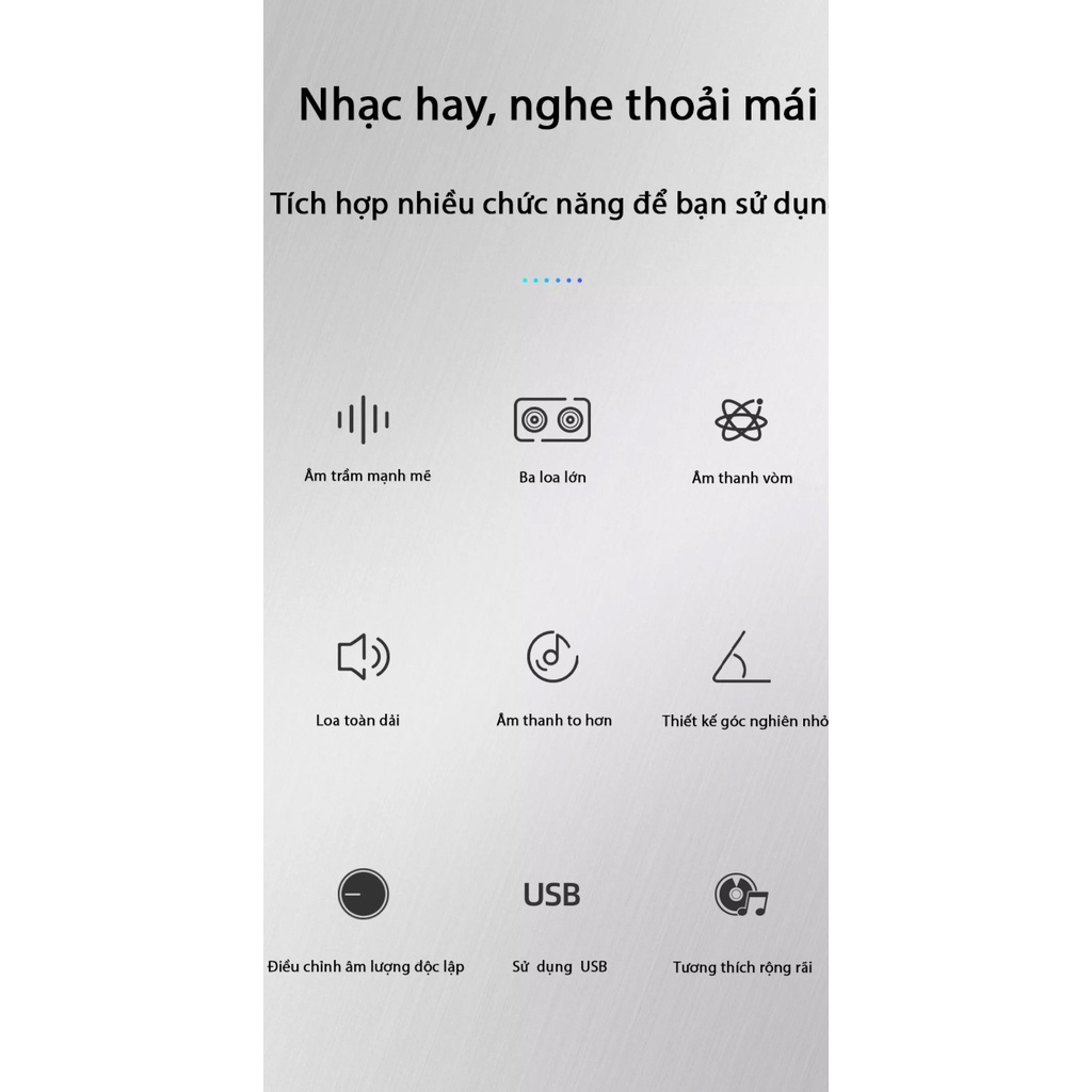 Loa vi tính HP DHS-2111s, bộ ba loa để bàn mini siêu trầm, âm thanh 4D