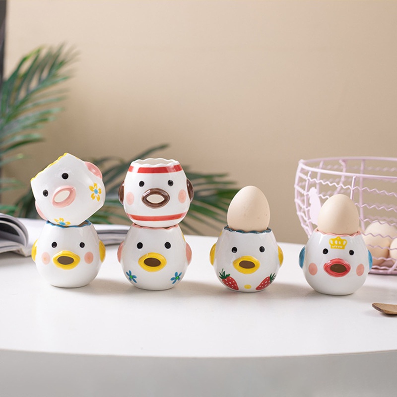 Dụng Cụ Tách Lòng Đỏ Trứng Gà Bằng Gốm Dễ Thương