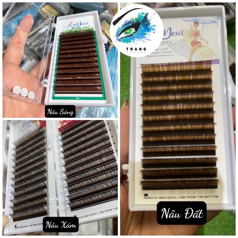 Mi nối Mesci & Layer màu Nâu C & D 0.07 nhiều tone màu