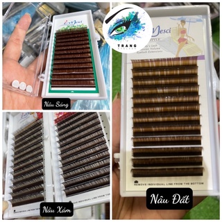( Xả Kho - Rẻ) Mi nối Mesci & Layer màu Nâu C & D 0.07 nhiều tone màu( số lượng có hạng )