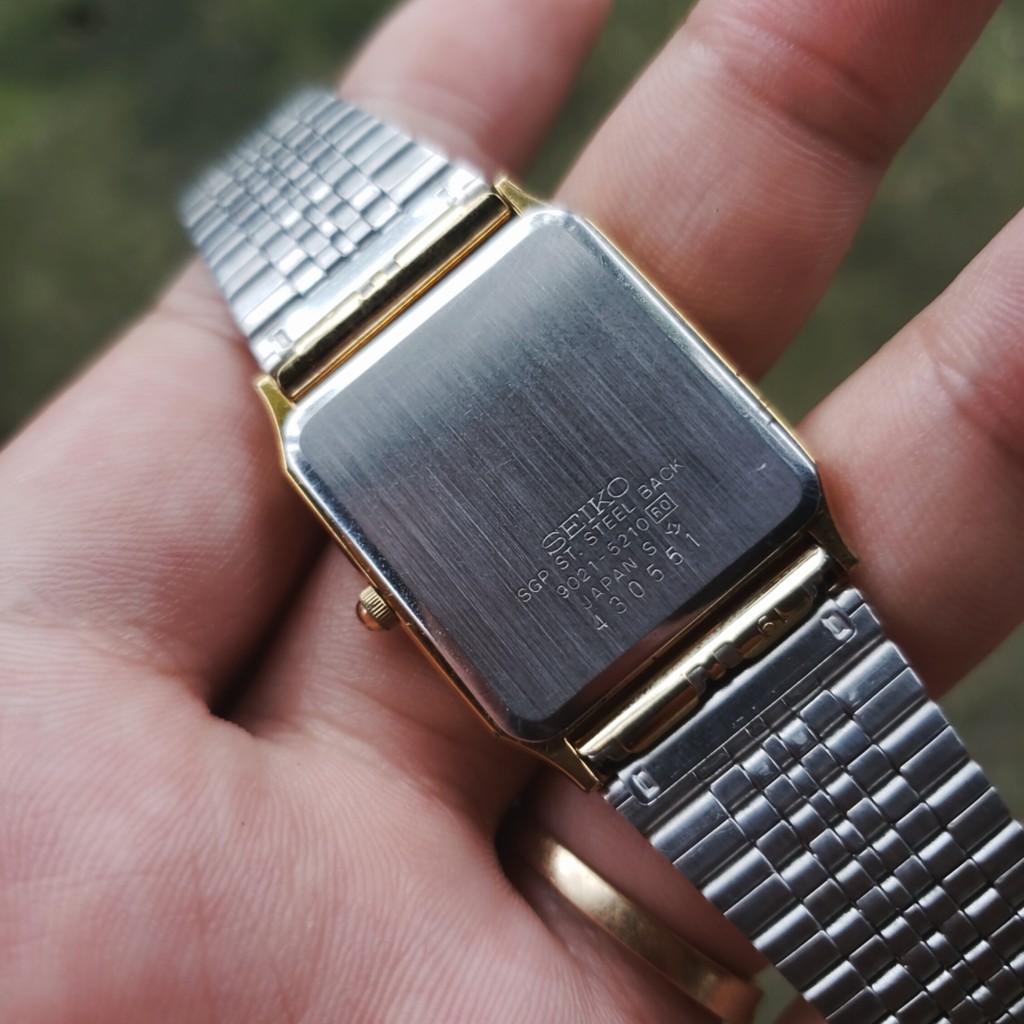 Đồng hồ Nam 2nd SEIKO tank FULL BOX.