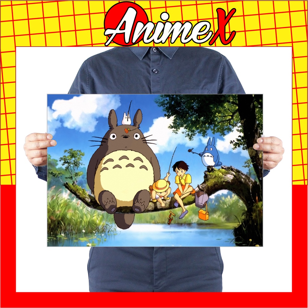 [Mã LIFEHLDEC giảm đơn ] Tấm Poster A3 Anime My Neighbor Totoro -Hàng Xóm Tôi Là Totoro - Áp Phích Dán Tường By AnimeX