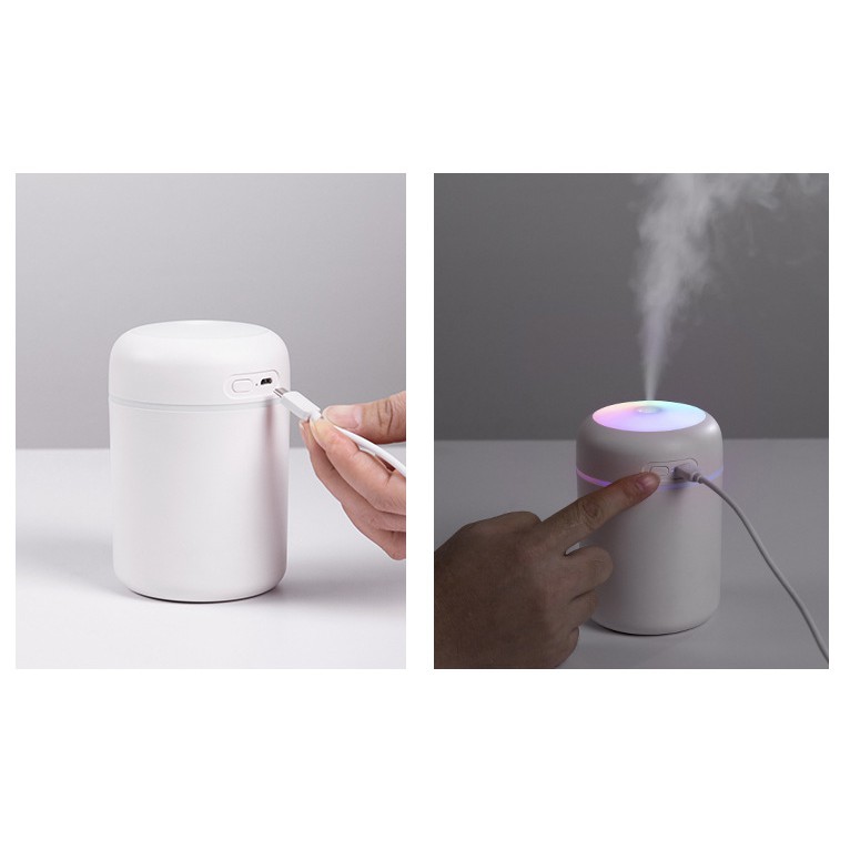 Máy phun sương Humidifier DG-107, dung tích 300ml, tạo độ ẩm cho không khí