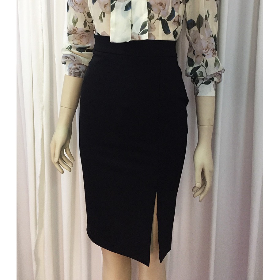 Chân váy bút chì đen nhiều mẫu💖Ảnh thật💖Chân váy công sở xẻ trước, xẻ sau | BigBuy360 - bigbuy360.vn