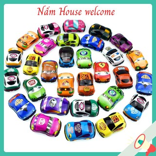 Xe đồ chơi - Xe đồ chơi mini chạy đà cho bé- Nhiều màu sắc - Kích thước 3cm x 5cm