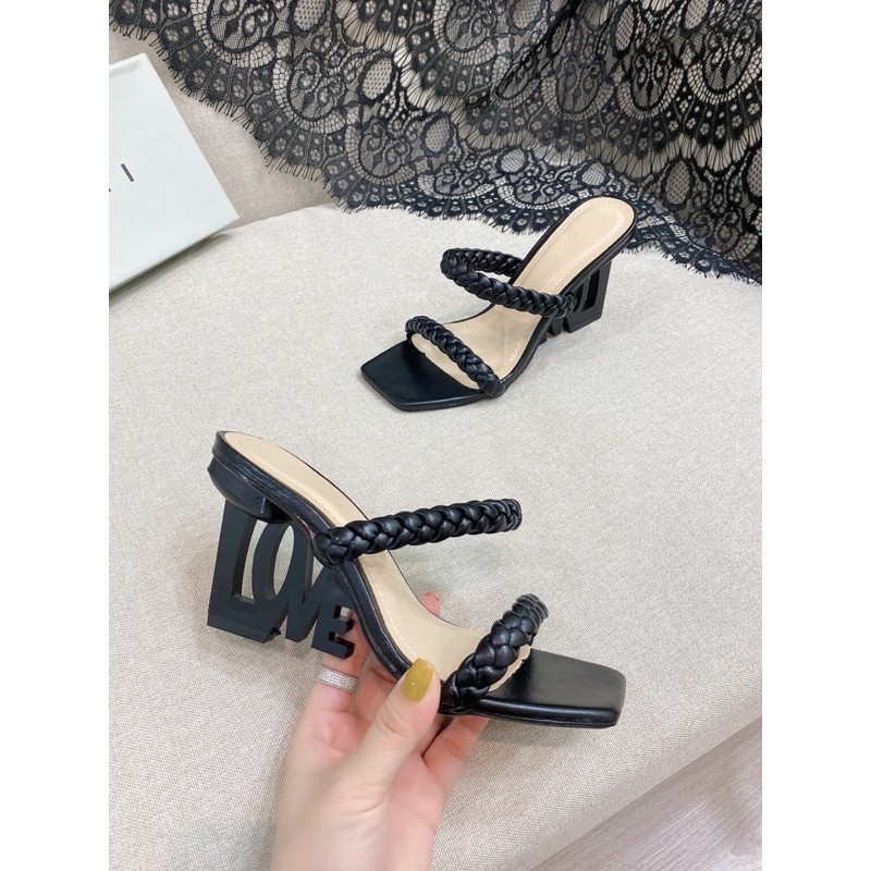 Guốc quai tết, đế xuồng LOVE cực xinh( có video)