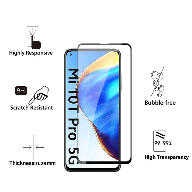 Set 2 Kính Cường Lực 9d Toàn Màn Hình Dùng Cho Xiaomi Mi 10t Pro 9t 10 9 T Mi10T Light 5g Mi9T 9tpro 10tpro 10tlite