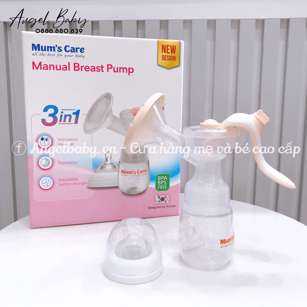 Dụng cụ hút sữa tay 3 trong 1 Mum's Care