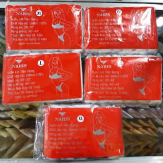 Gói 6 quần lót giấy Naris