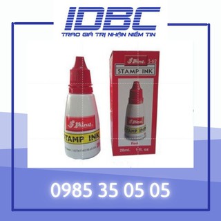 ( Bán Chạy ) Combo 2 lọ Mực dấu Shinny mực đỏ