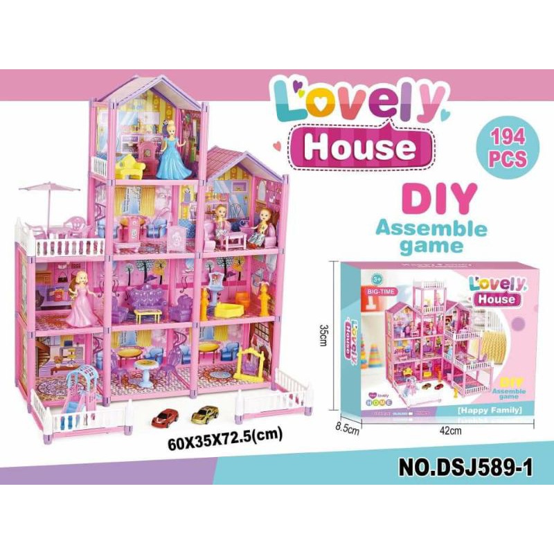 Đồ Chơi Ngôi Nhà Búp Bê 3 Tầng Cho Bé Little World