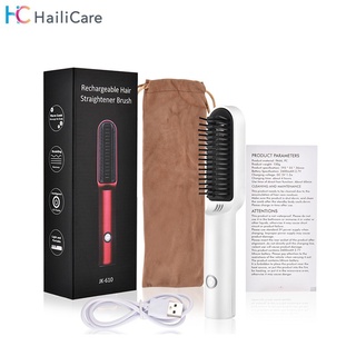 Lược duỗi tóc điện làm thẳng nhanh có thể sạc lại cổng USB chất lượng cao