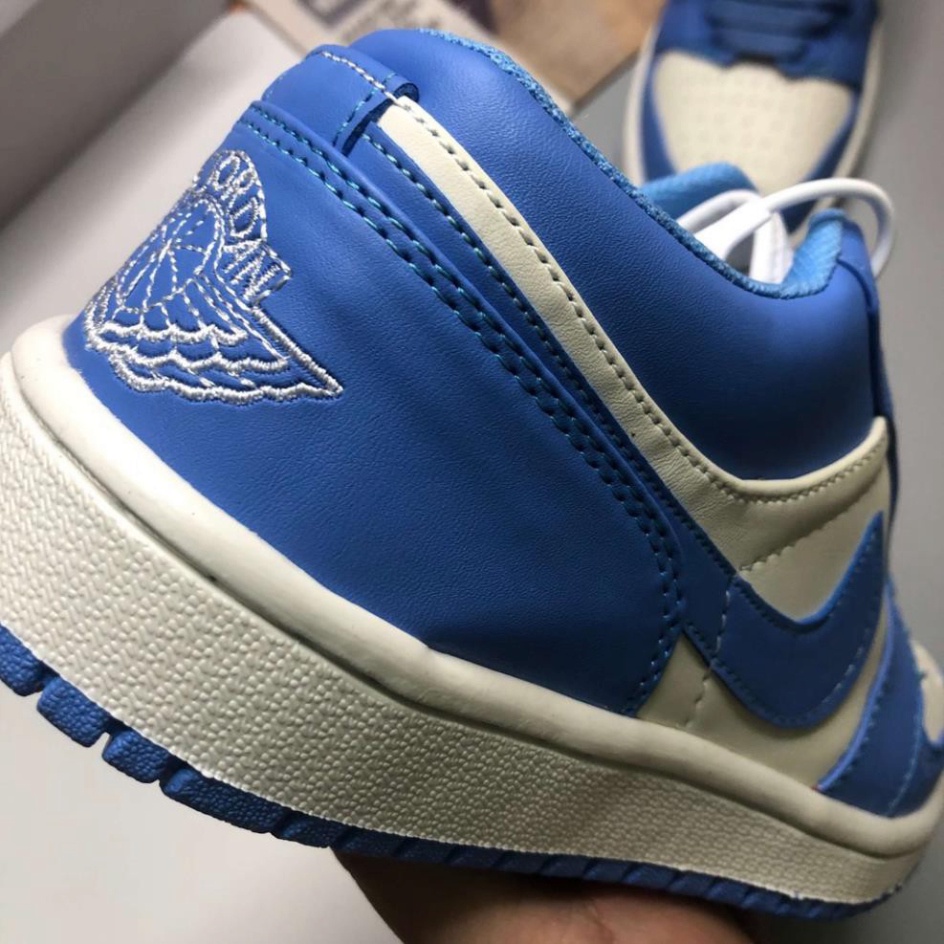 [Ảnh+Video thật][Full bill +box] Giày Jordan 1 Thấp Cổ, Giày Thể Thao JDA LOW Xanh Dương Da Nhăn Cao Cấp Full Size | BigBuy360 - bigbuy360.vn