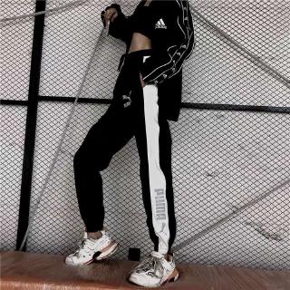 Quần thể thao puma dáng dài phối dây rút thời trang cho nữ