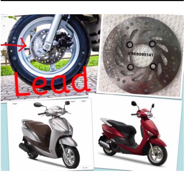 Đĩa thắng lead 110 và lead 125  trước -đĩa phanh