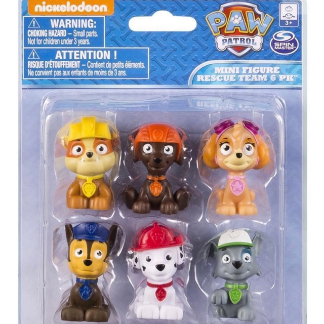 Bộ Mini Figurer 6 Chú Chó Cứu Hộ