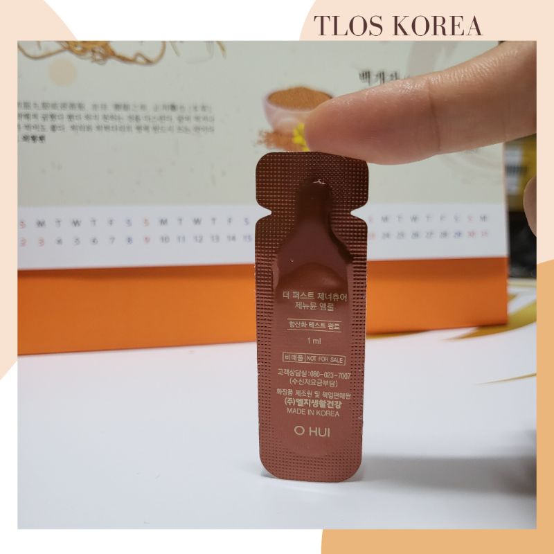 Gói Tinh Chất Chống Oxy Hoá Dịu Da Ohui The First Vitamin Complex 8.0%