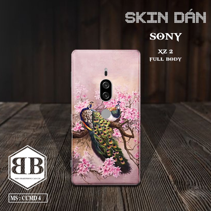 Bộ Skin Dán Sony Xperia XZ2 Premium dán full lưng viền dùng thay ốp lưng điện thoại sang trọng