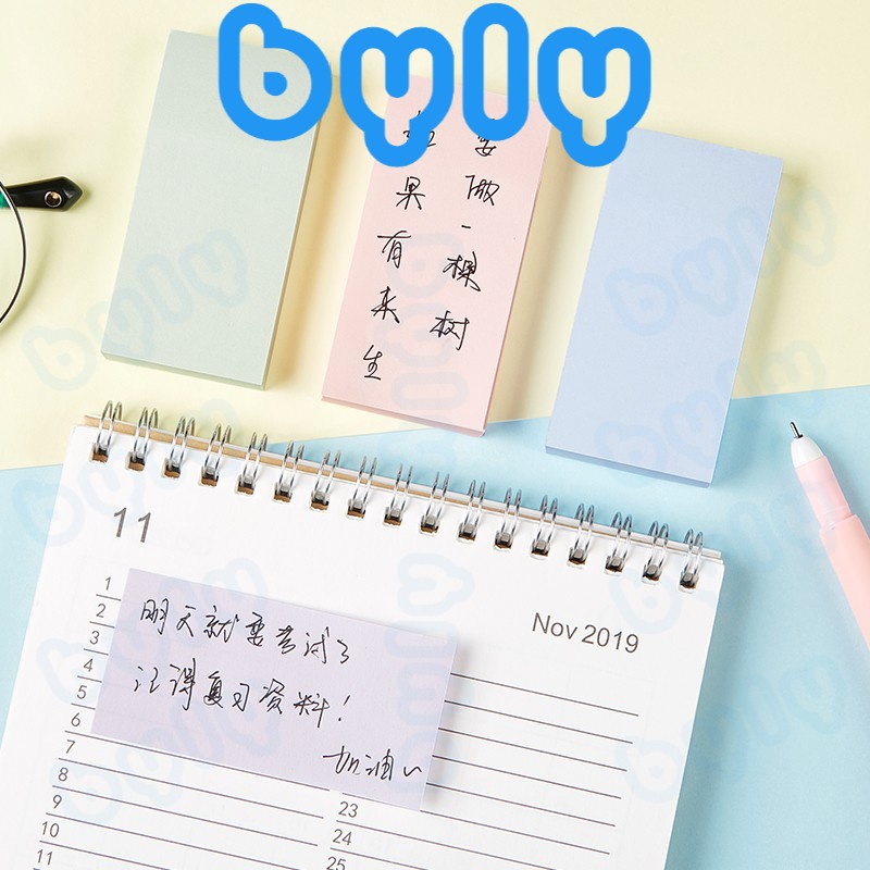 [Ship hỏa tốc] Sticky Note nhiều màu Macaron - 100 tờ / màu Baoke - TZ3009 - TZ3010 - TZ3011 - ByLy Store