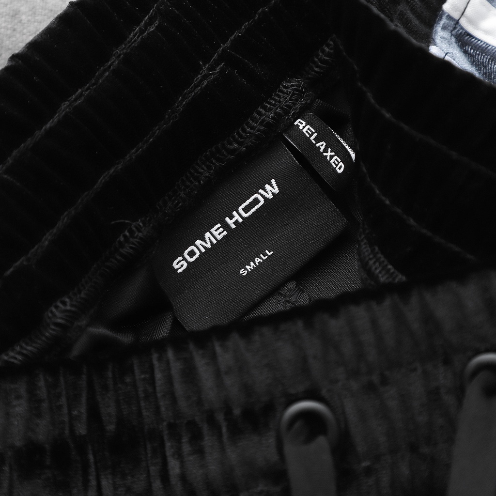 Quần Jogger Nam Grey Black Side Mix , Chất Nhung Dày Dặn Cao Cấp, JG001828, SOMEHOW