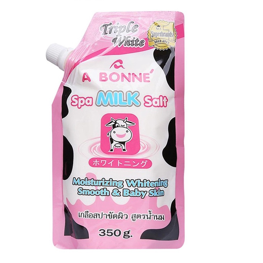 Muối Tắm Tẩy Tế Bào Chết A Bonne, Muối Hồng Tẩy Da Chết, Muối Bò Thái