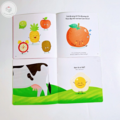 Sách Ehon Song Ngữ Cho Bé 0 3 Tuổi Có File Nghe Đọc Anh Việt Quét QR Bộ 10 Cuốn