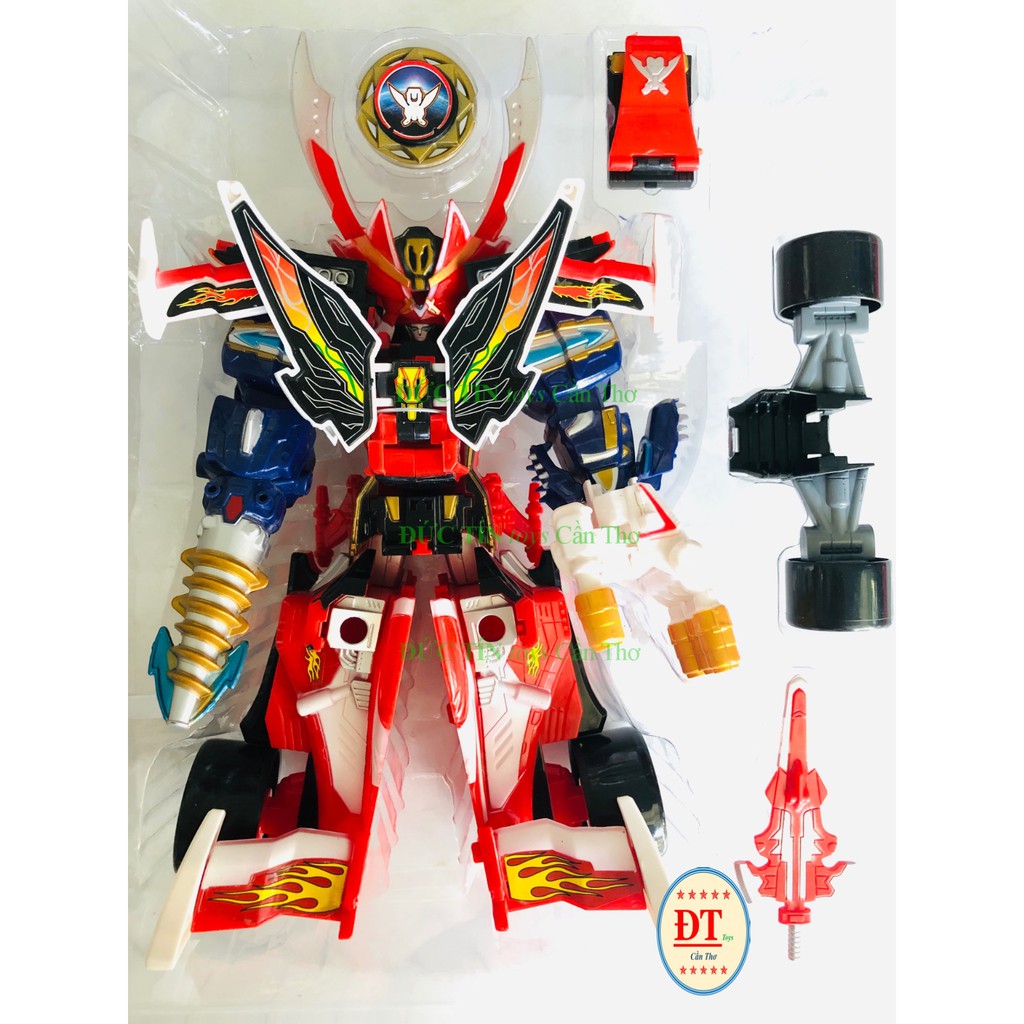 ĐỒ CHƠI HỘP RÁP ROBOT HẢI TẶC BIẾN HÌNH XE ĐUA