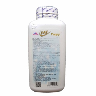 PHẤN THƠM KHỬ MÙI, TẮM KHÔ CHO CHÓ FAY PUPPY - 120G