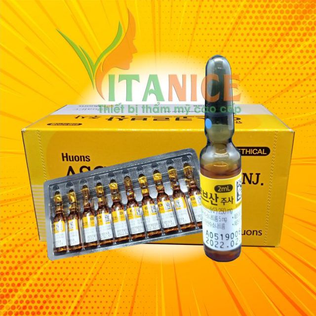 [ hàng auth] serum vitamin c huons căng bóng da mặt 2ml Hàn Quốc - 1 vỉ 10 ống