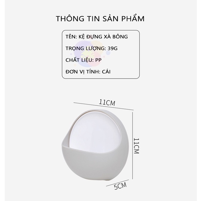 Khay Đựng Xà Phòng, Kệ Đựng Xà Bông Treo Tường Sang Trọng Chắc Chắn